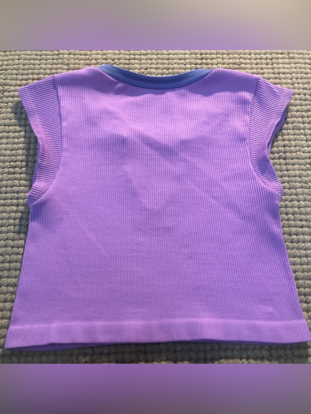 Urban Outfitters Out From Under Ribbed Crop Top Seamless Shirt Woman's M/L - Picture 4 of 5
